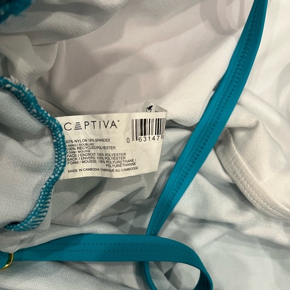 [XXL]Captiva WMN Teal One Piece Swimsuit - Picture 5 of 5
